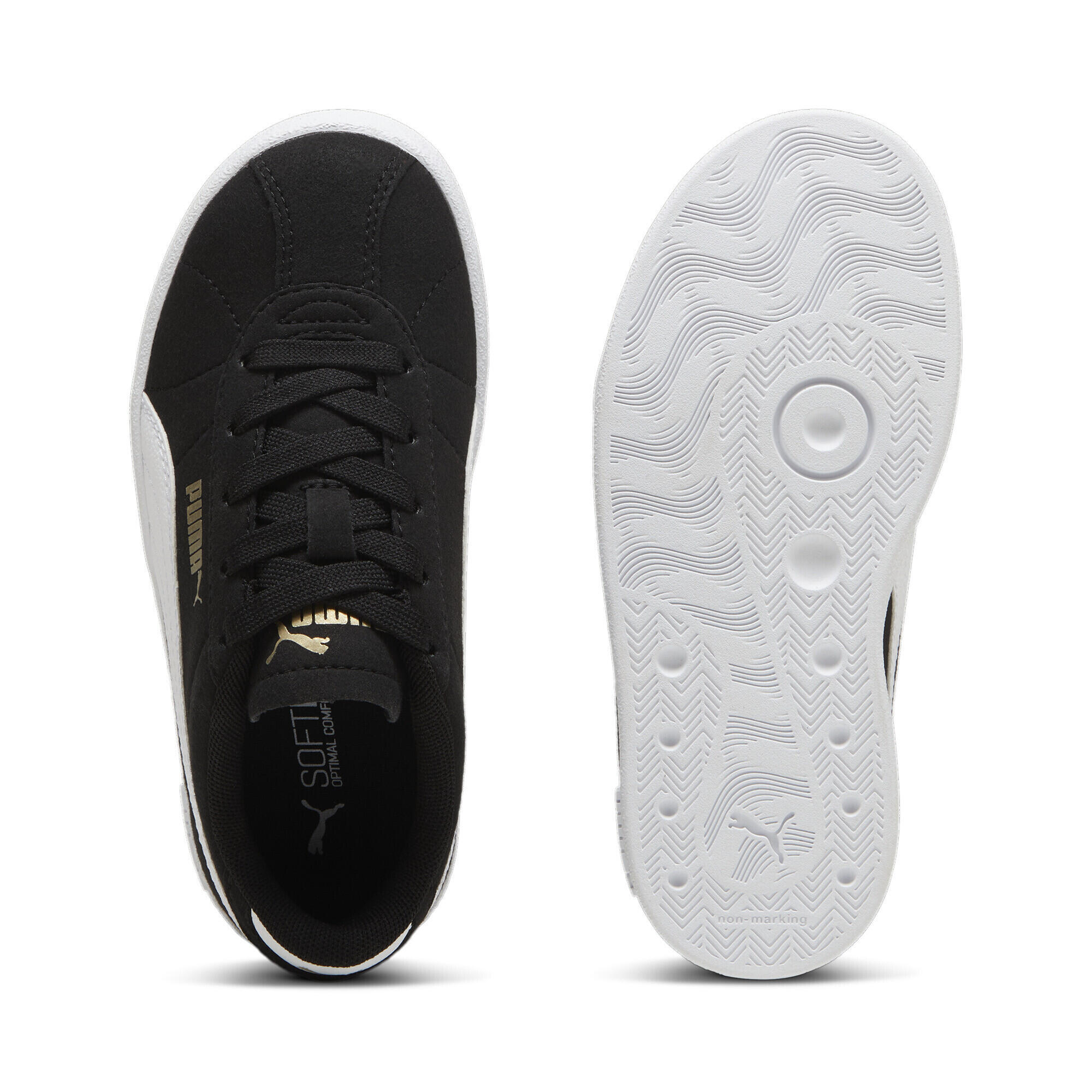 Sapatilhas PUMA Club II Crianças PUMA Black White Gold 6/7
