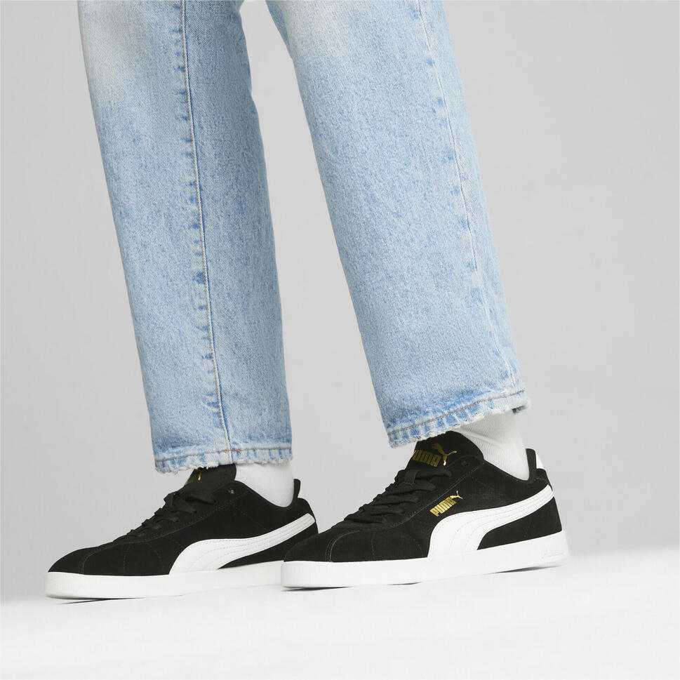 Sneakersy zamszowe unisex PUMA Club II PUMA Black White Gold