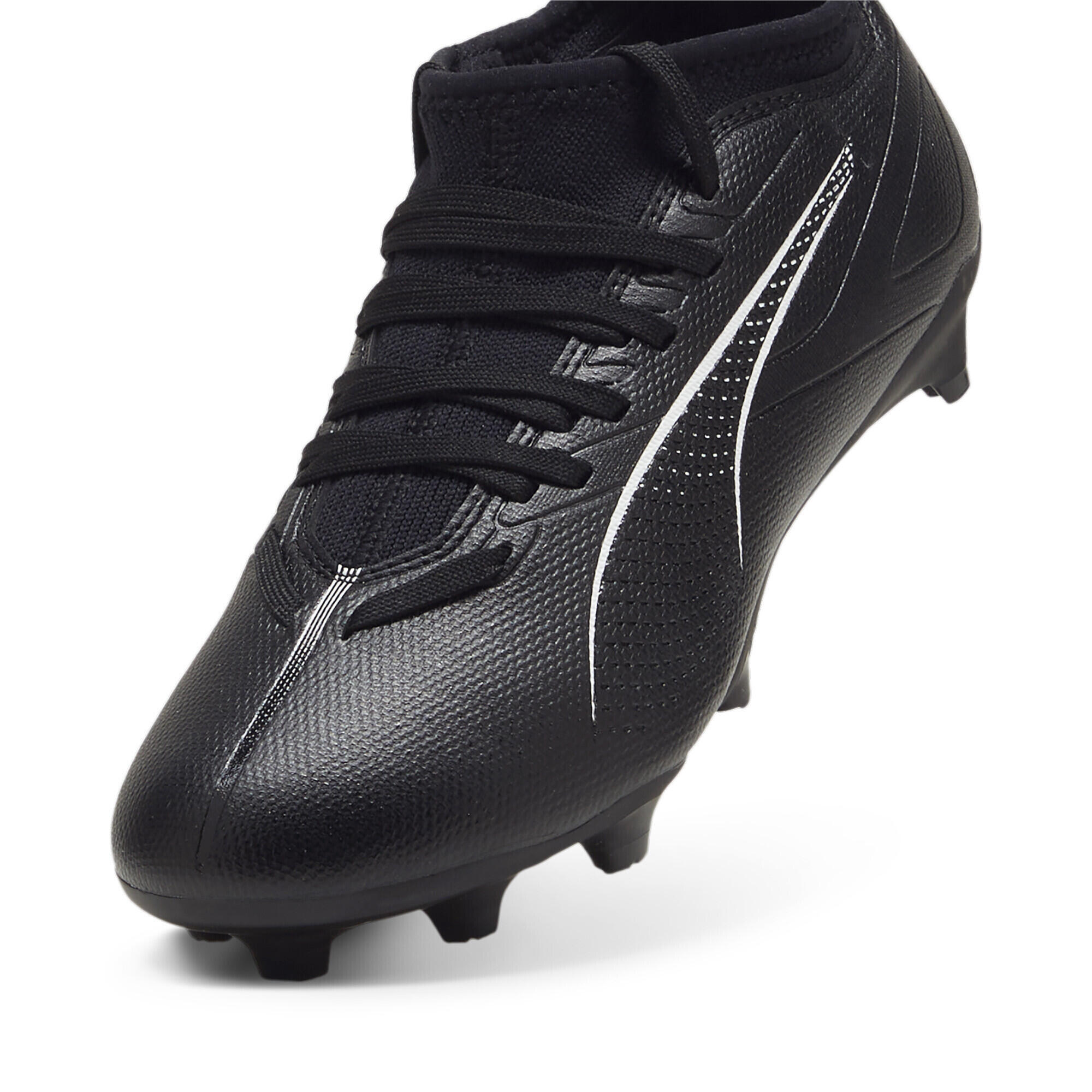 Scarpe da calcio ULTRA 5 MATCH FG/AG per ragazzi PUMA Black White 6/7