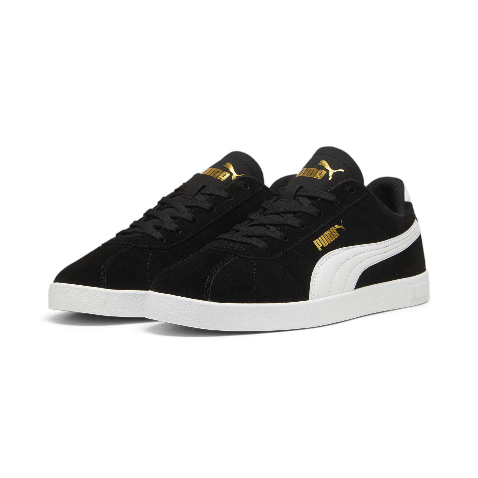 Puma - Sneakers En Daim Puma Club Ii Puma - Baskets - Blanc|jaune|noir - Decathlon