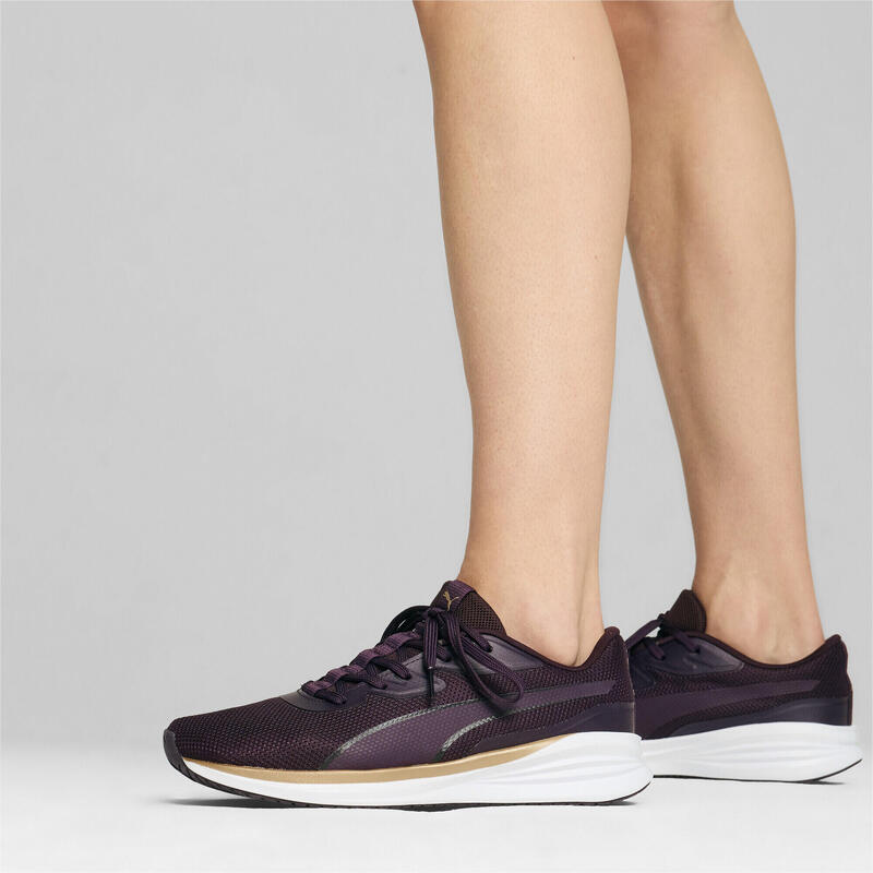 Night Runner V3 Laufschuhe Erwachsene PUMA Midnight Plum Gold Purple