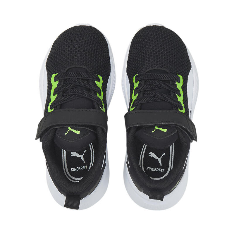 Zapatillas para bebé Flyer Runner PUMA Green Flash White Black