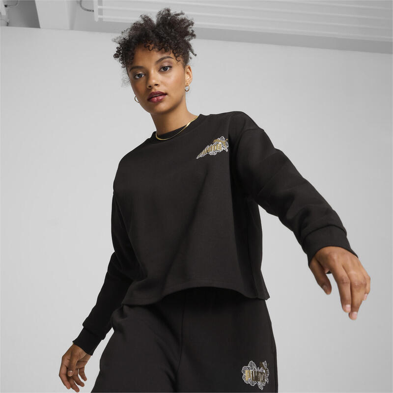 ESS+ CLASS ACT Crew Women PUMA Black