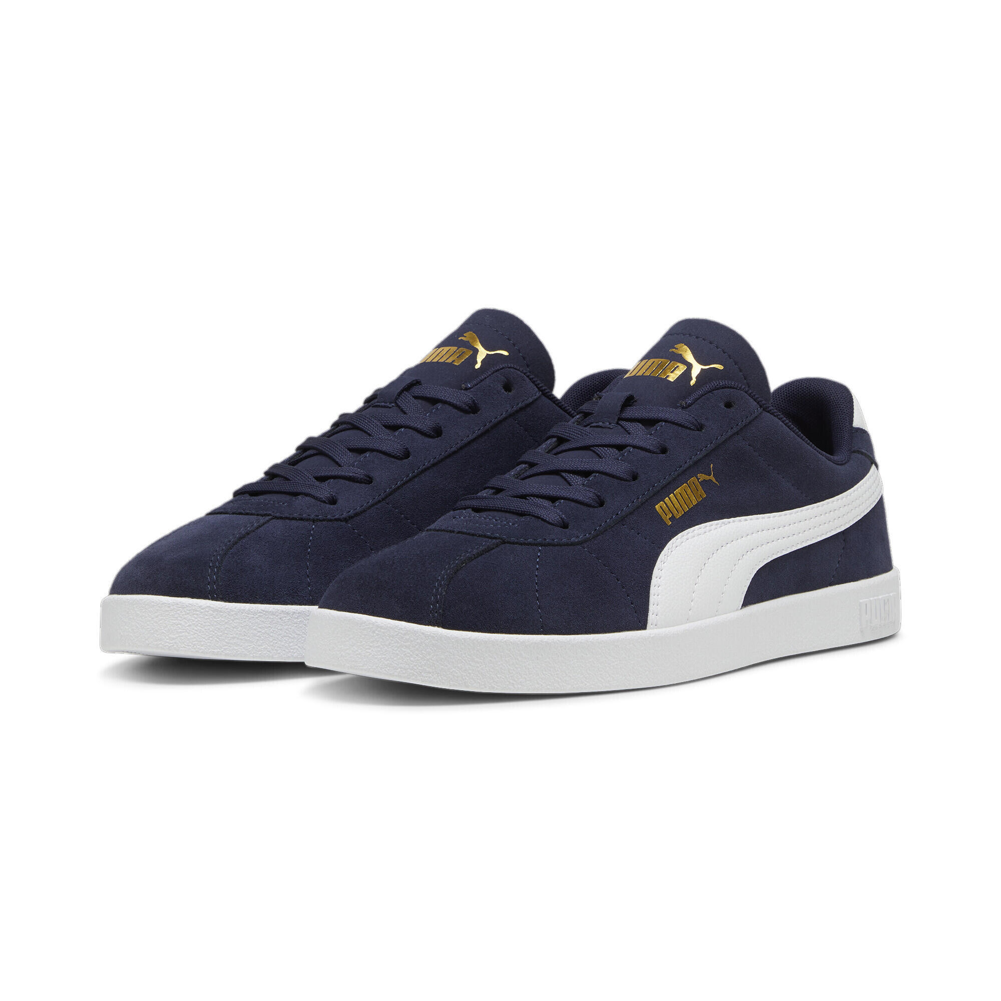 PUMA Club II Suede unisex sneakers PUMA Navy White Gold Blue 2/7