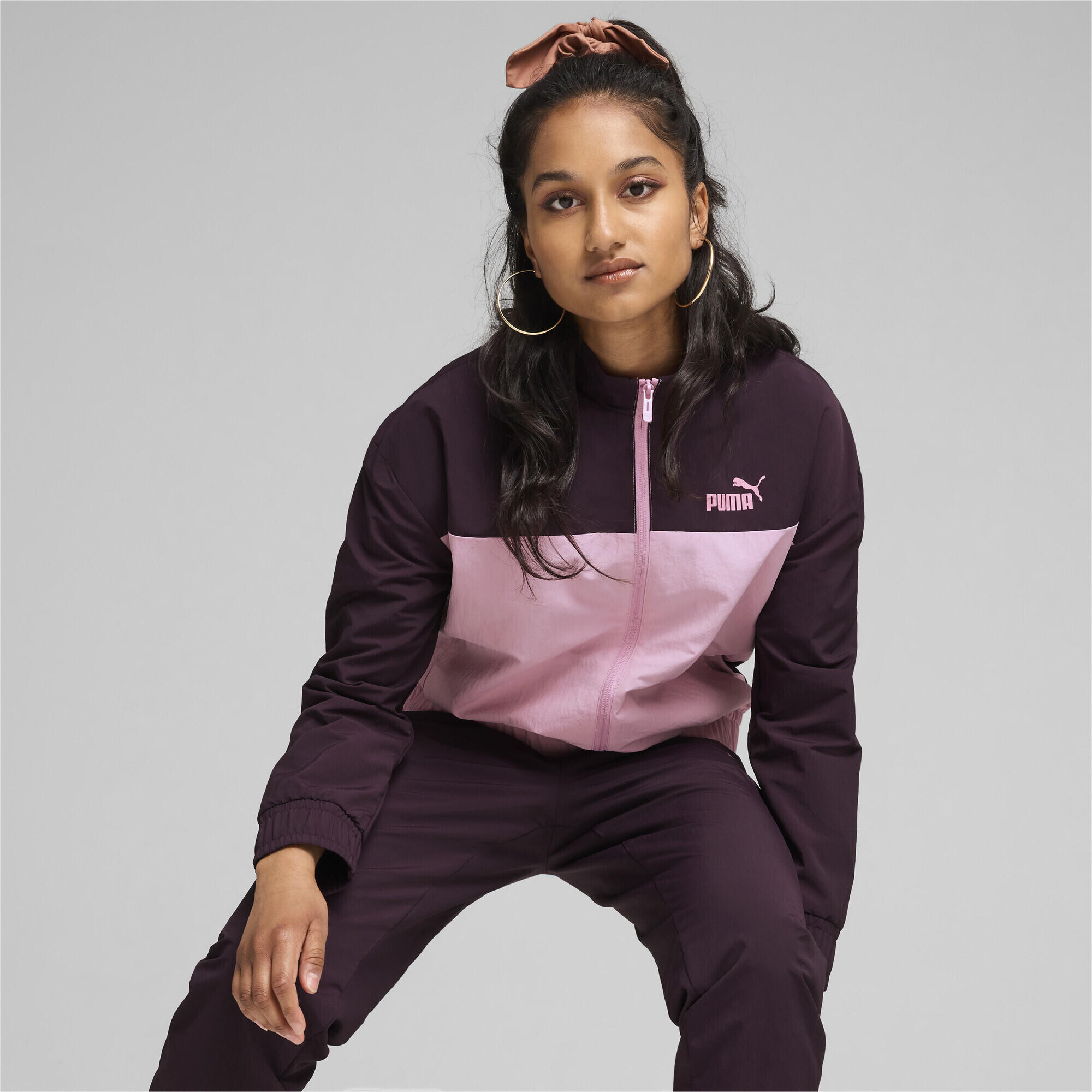 Trainingsanzug aus Webware Damen PUMA Midnight Plum Purple 5/7