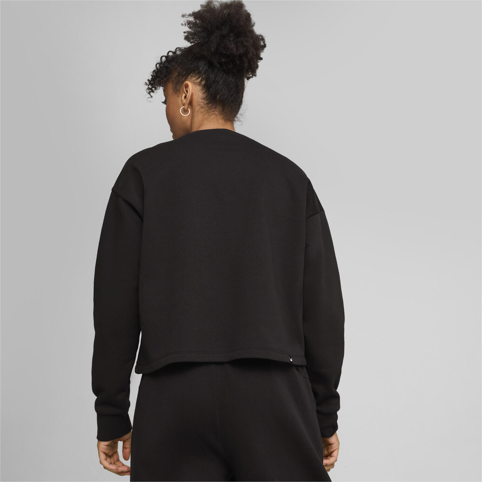 Sweat à col rond ESS+ CLASS ACT Femme PUMA Black 7/7