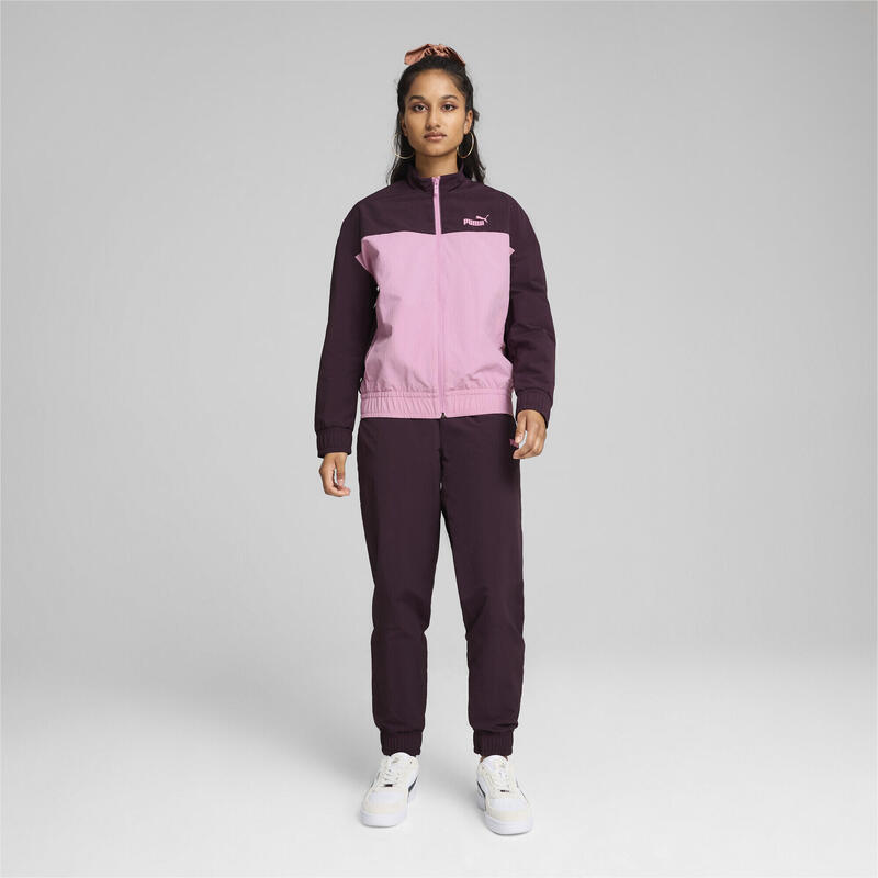 Trainingsanzug aus Webware Damen PUMA Midnight Plum Purple