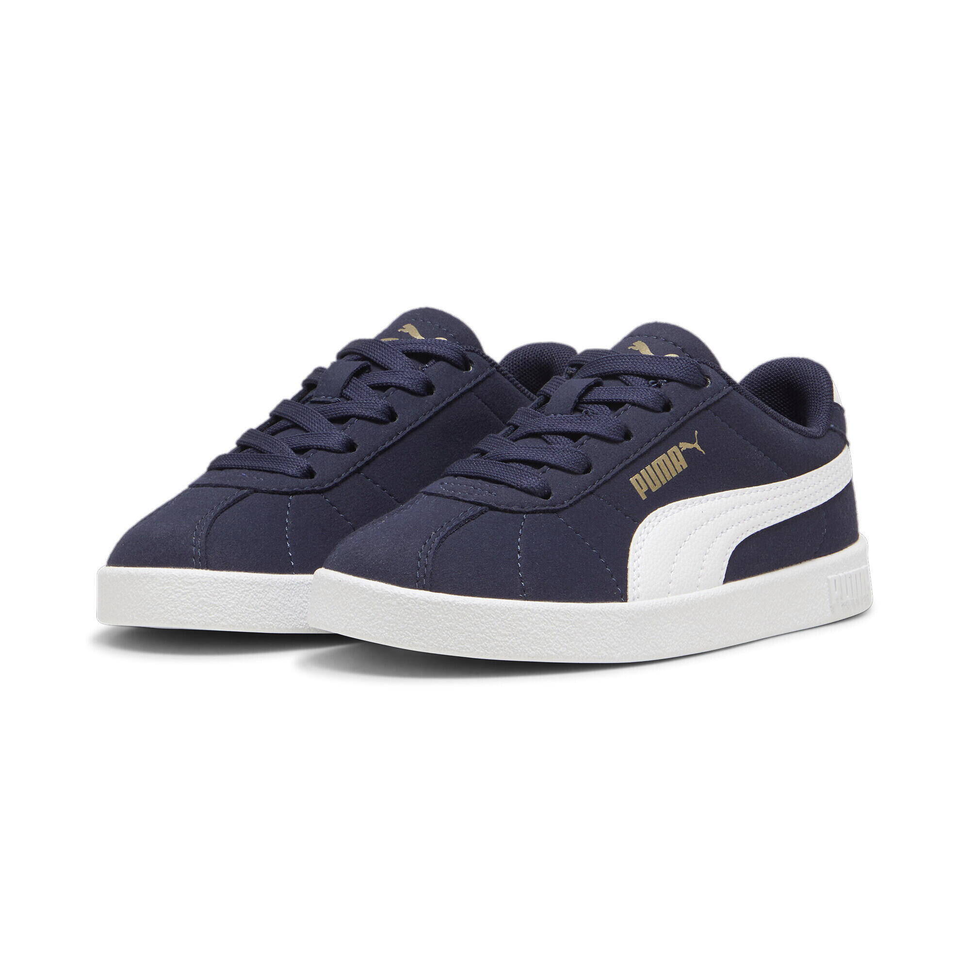Baskets PUMA Club II Enfant PUMA Navy White Gold Blue 2/7