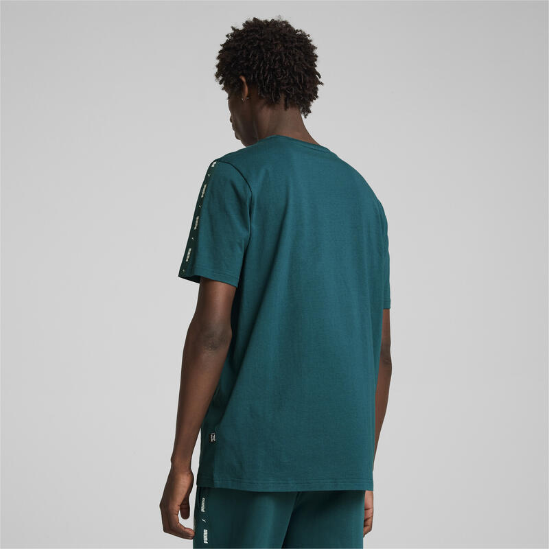 Camiseta Essentials+ Tape Hombre PUMA Cold Green