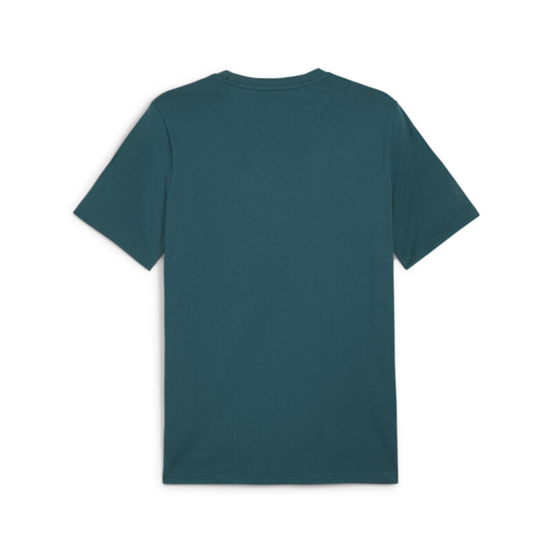 Camiseta Essentials+ Tape Hombre PUMA Cold Green