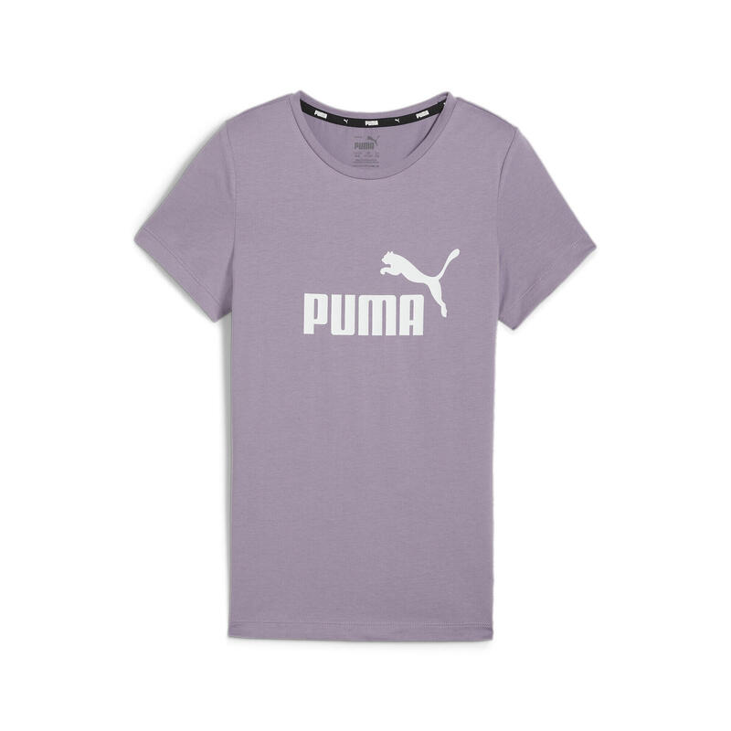 Essentials Logo T-Shirt Mädchen PUMA Pale Plum Purple