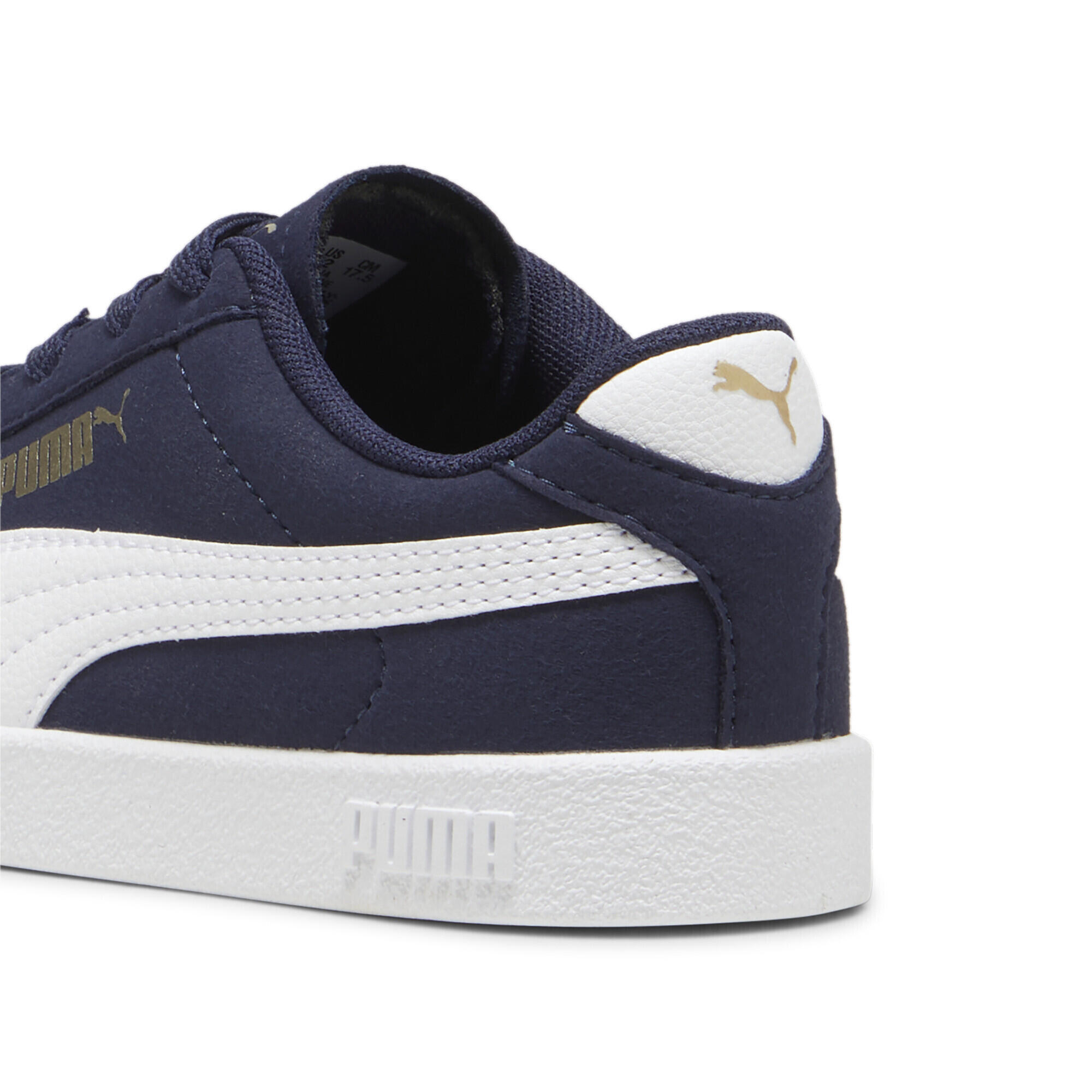 Baskets PUMA Club II Enfant PUMA Navy White Gold Blue 4/7