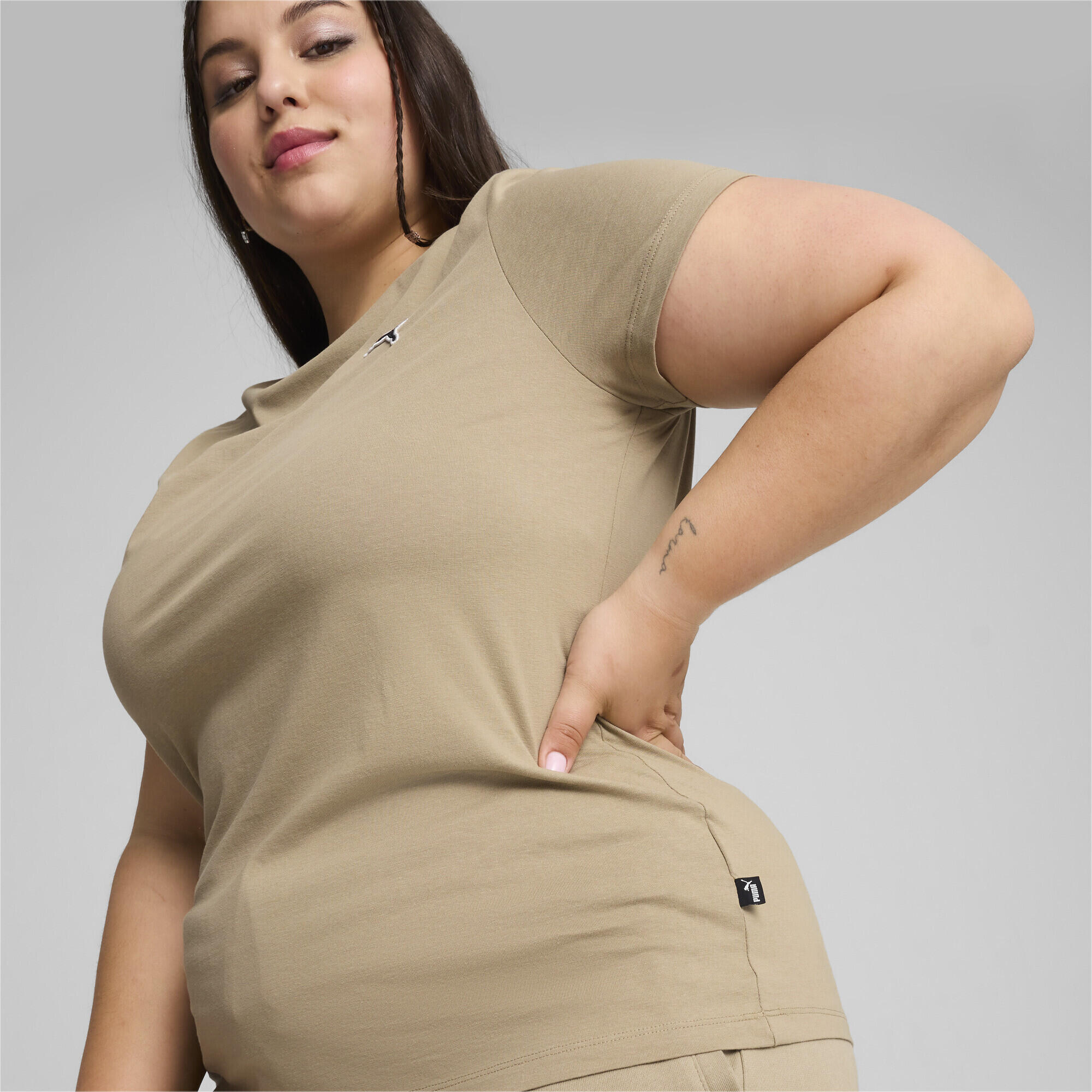 T-shirt Better Essentials Femme PUMA Oak Branch Beige 4/7