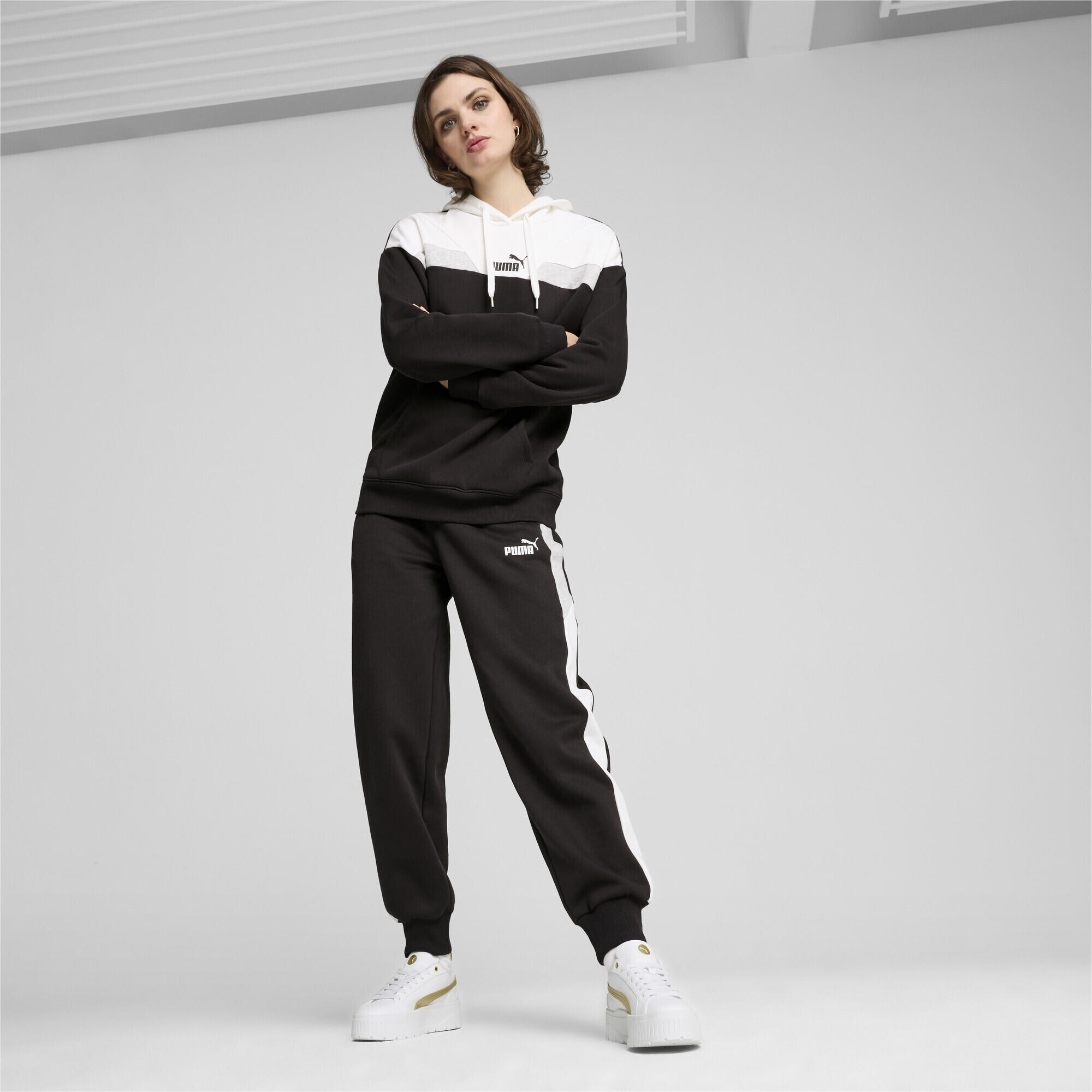 Damskie spodnie PUMA POWER PUMA Black 5/7