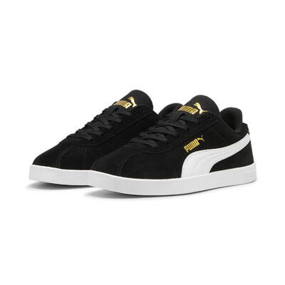 Puma club ii sneakers voor jongeren puma black white gold