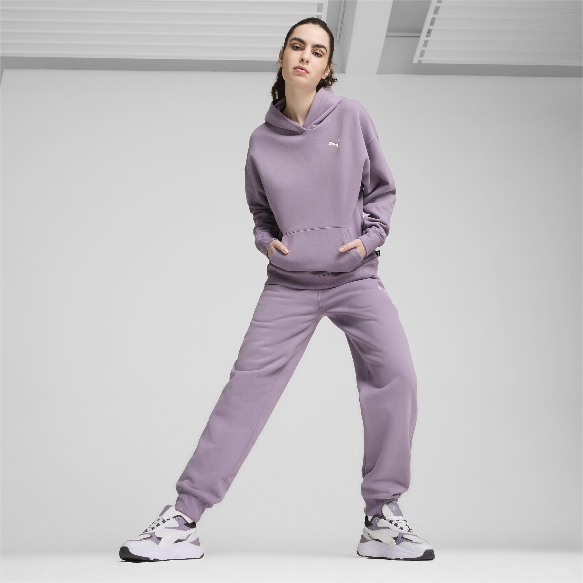 Loungewear trainingspak voor dames PUMA Pale Plum Purple 2/6