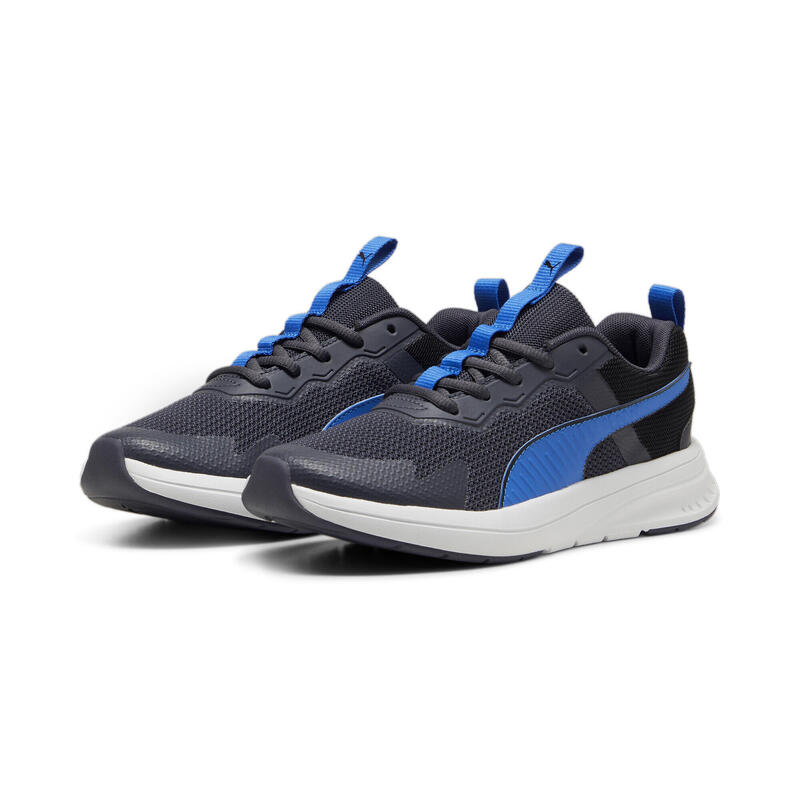 Evolve Run mesh sneakers voor jongeren PUMA Galactic Gray Hyperlink Blue Black