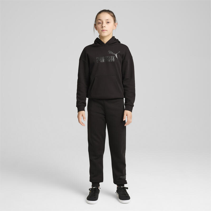 ESS+ ANIMAL joggingbroek voor jongeren PUMA Black