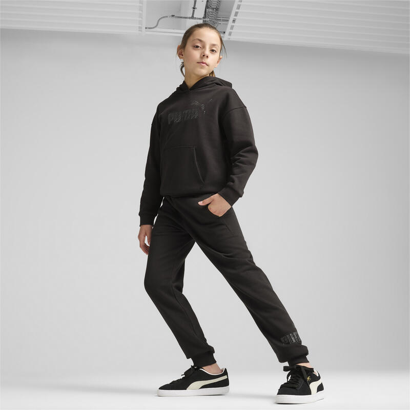 ESS+ ANIMAL joggingbroek voor jongeren PUMA Black