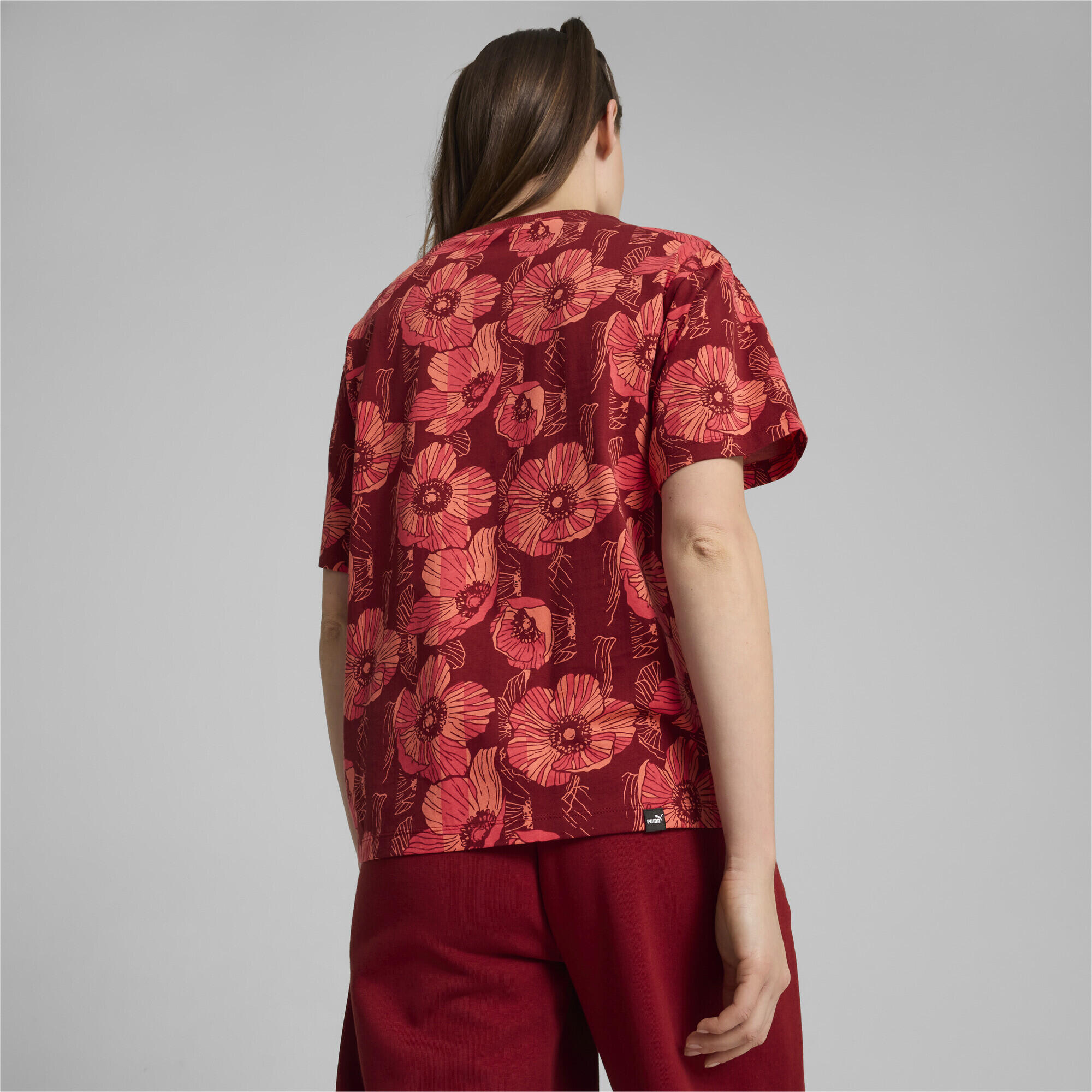 T-shirt à imprimés ESS+ CLASS ACT Femme PUMA Intense Red 5/7