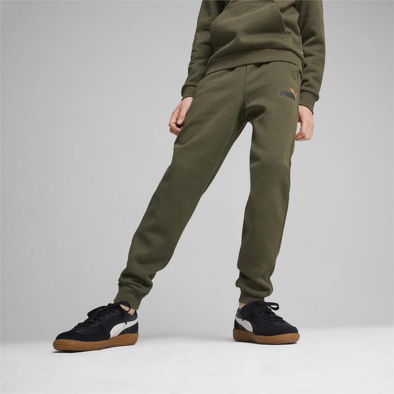 Pantalon bicolore à gros logo Essentials+ Enfant et Adolescent PUMA