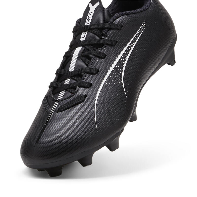 Ghete de fotbal ULTRA 5 PLAY FG/AG Tineret PUMA Black White