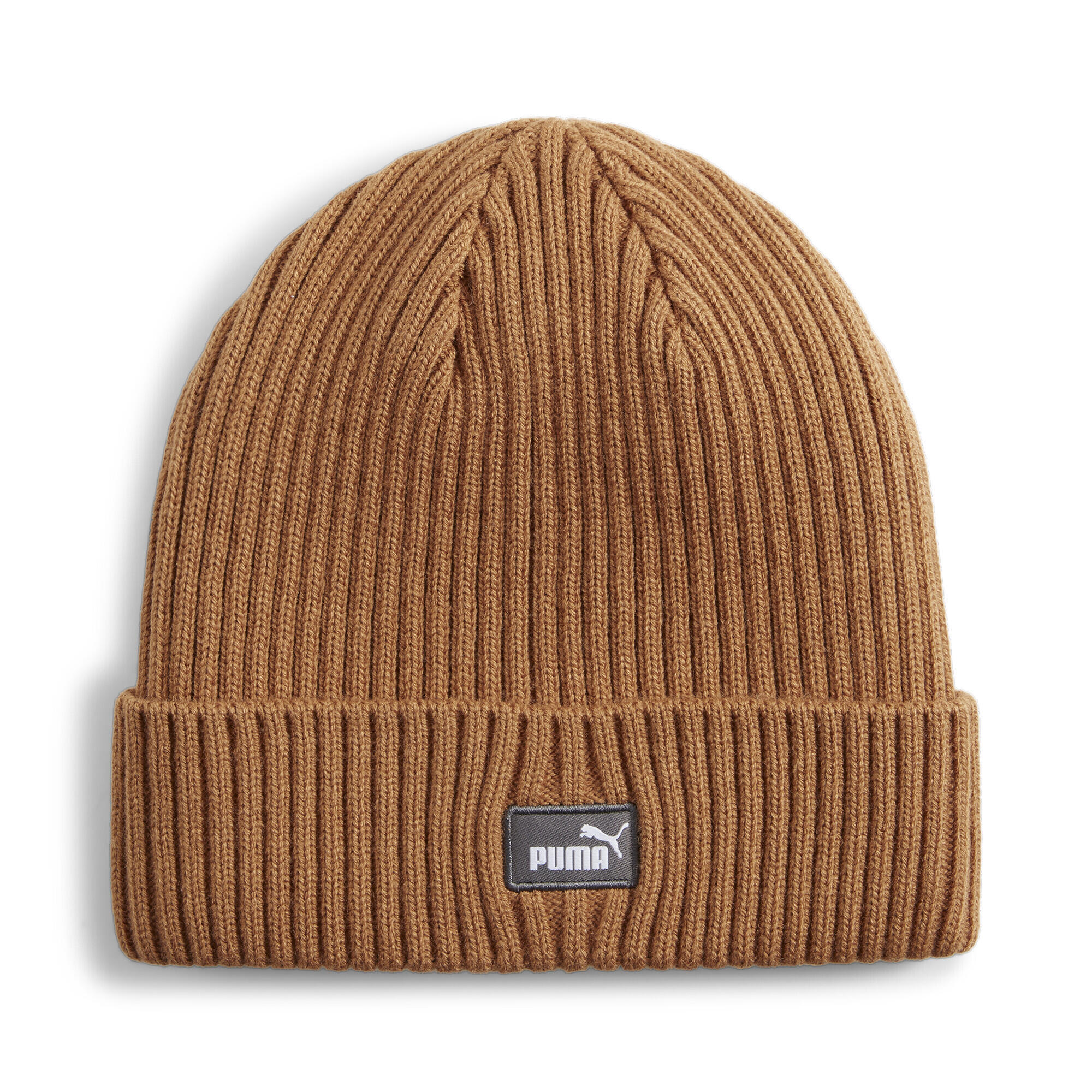 PUMA Klassieke beanie met omslag PUMA Caramel Latte Beige