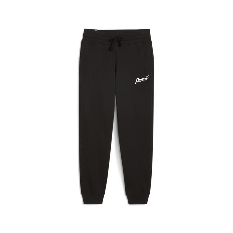 Pantaloni ESS+ Script da donna PUMA Black Gold Foil