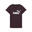 Essentials+ Metallic Logo T-shirt voor dames PUMA Midnight Plum Purple