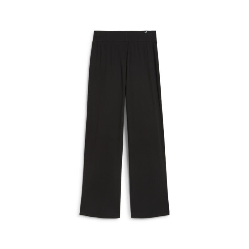 Pantalones rectos ESS ELEVATED Mujer PUMA Black