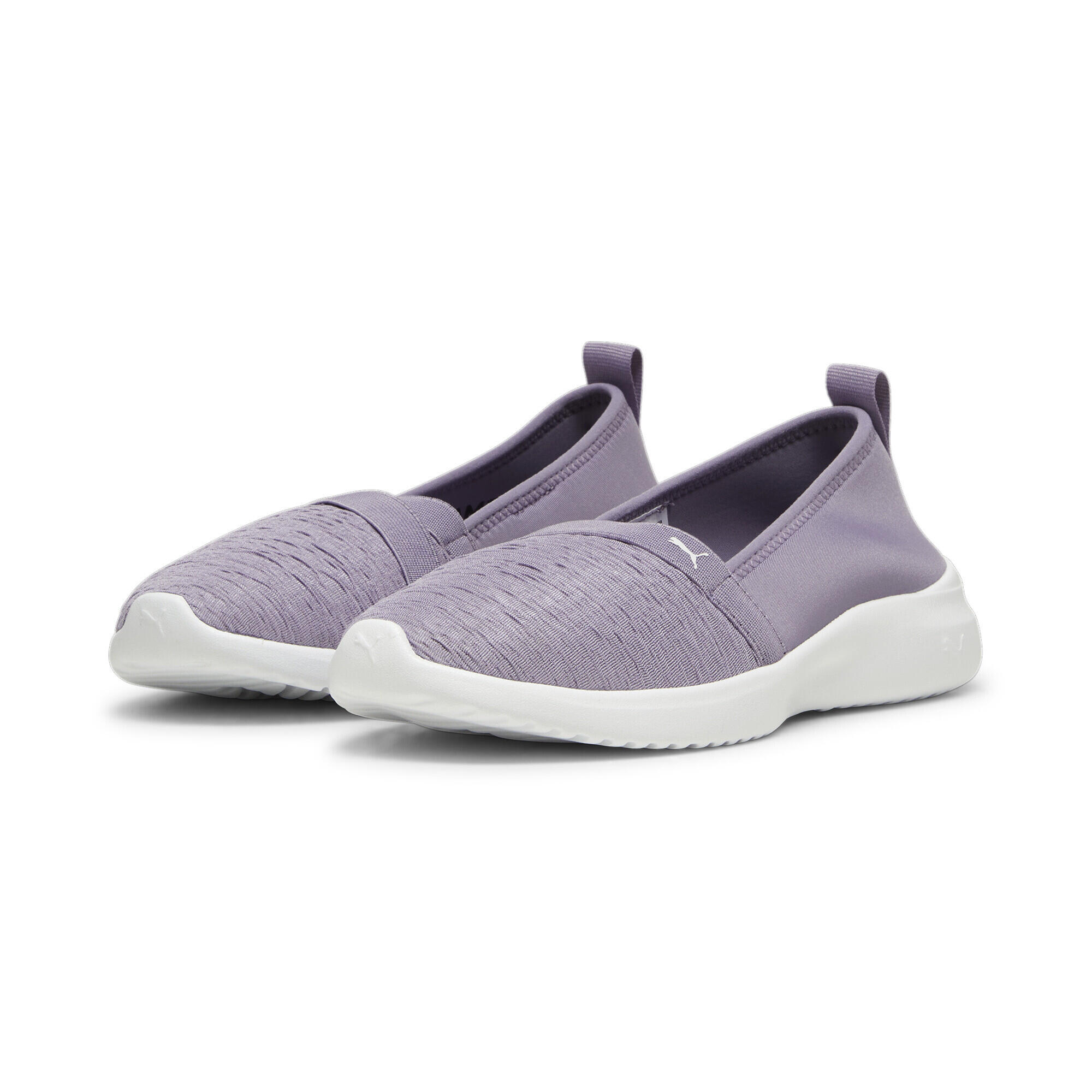 Basket Adelina Slip On Femme PUMA Pale Plum Feather Gray White Purple PUMA Decathlon