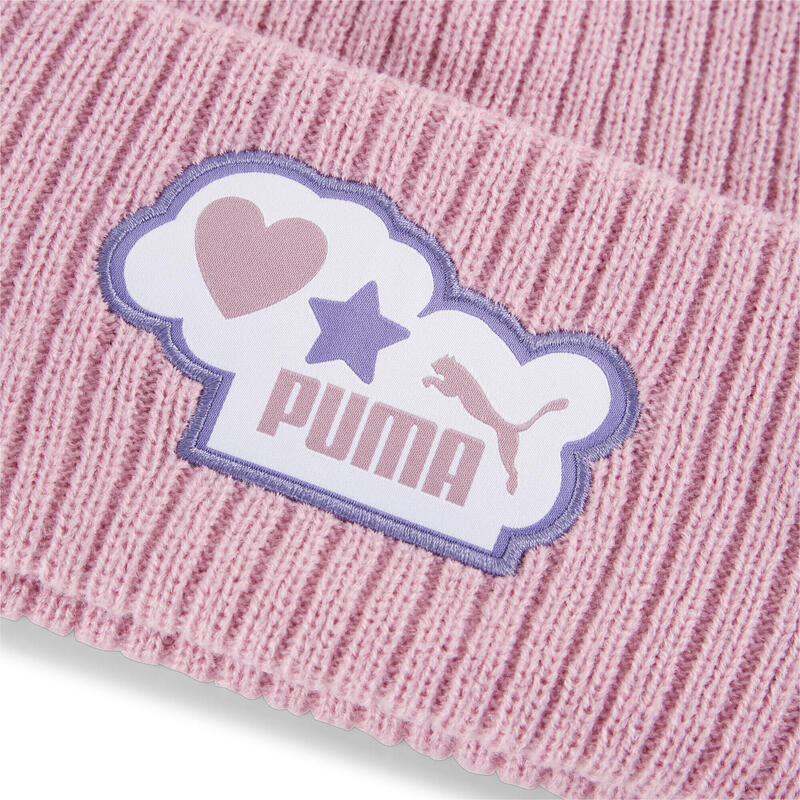 Stripbeanie voor jongeren PUMA Mauved Out Pink