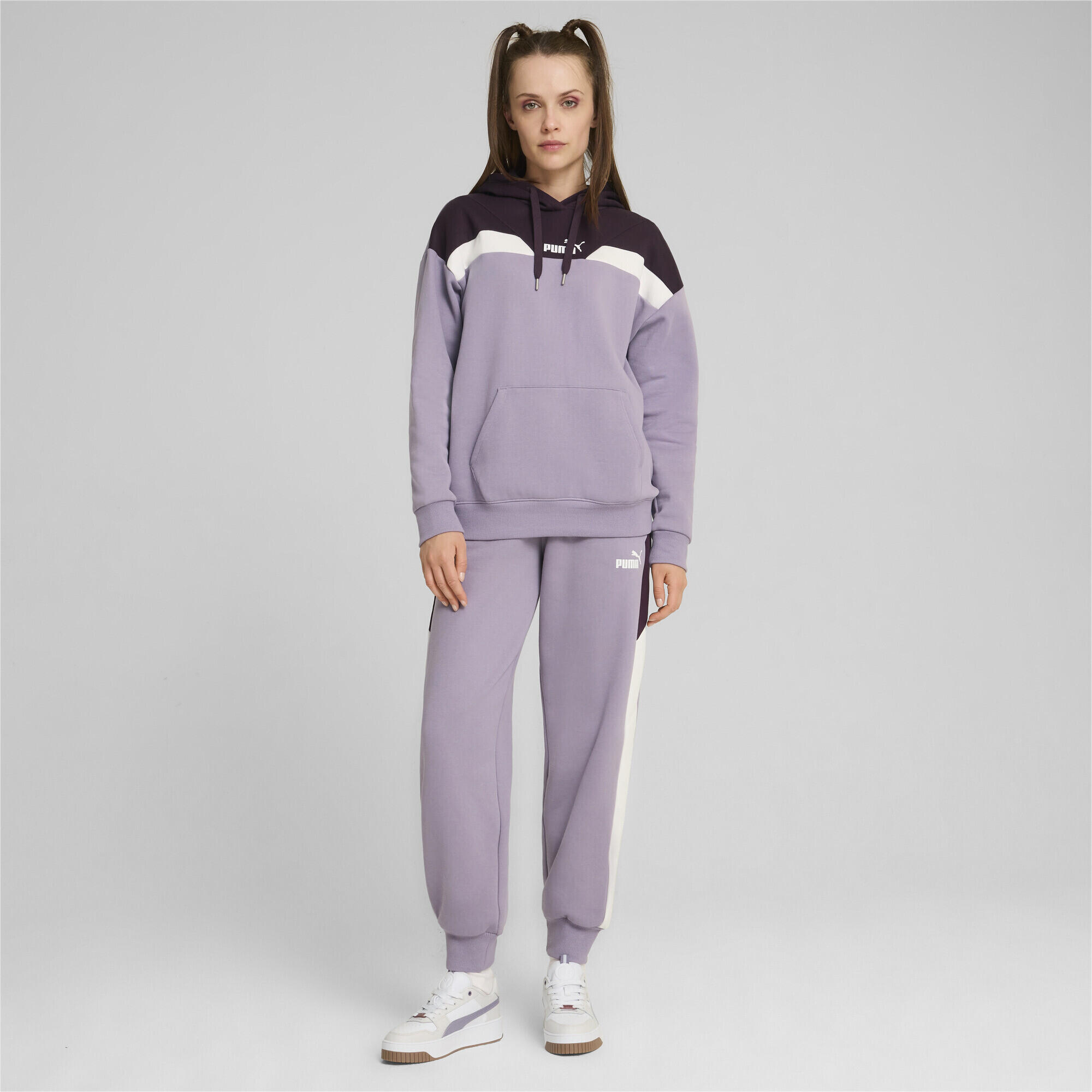 Pantaloni PUMA POWER da donna PUMA Pale Plum Purple 4/7