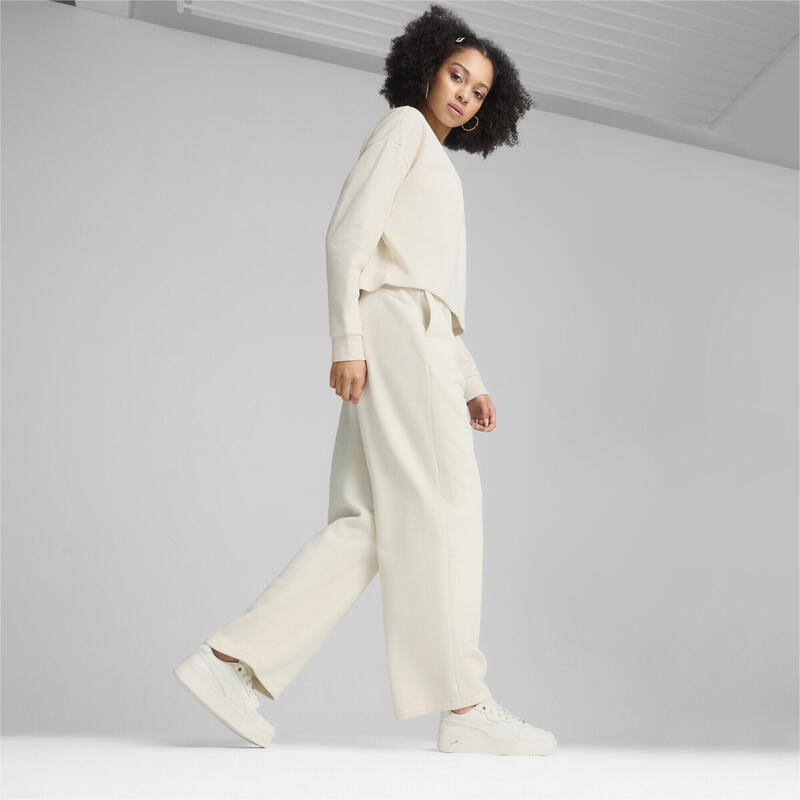 Pantaloni ESS+ CLASS ACT da donna PUMA Alpine Snow White