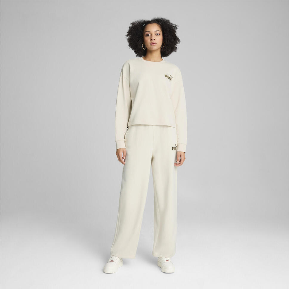 Spodnie damskie ESS+ CLASS ACT PUMA Alpine Snow White