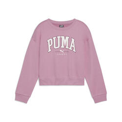 Sweat à col rond PUMA SQUAD Enfant et Adolescent PUMA Mauved Out Pink