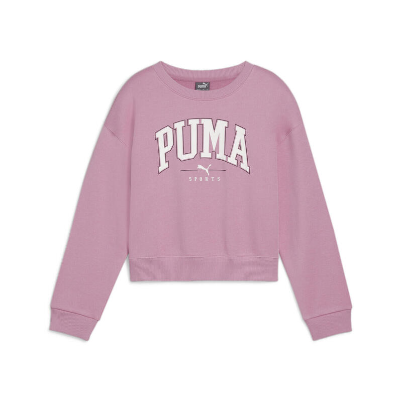 Sweat à col rond PUMA SQUAD Enfant et Adolescent PUMA Mauved Out Pink