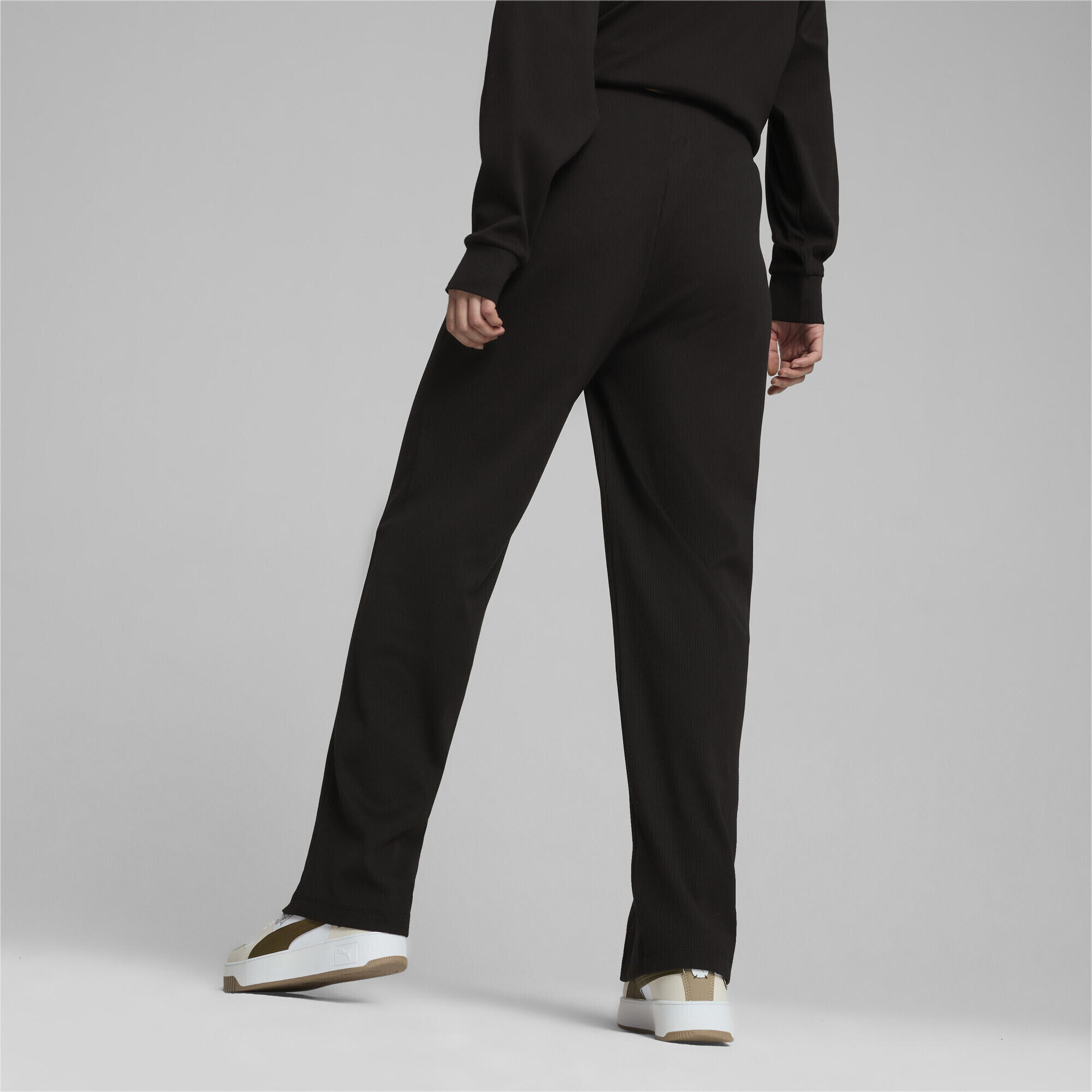 Pantalon droit ESS ELEVATED Femme PUMA Black 4/6