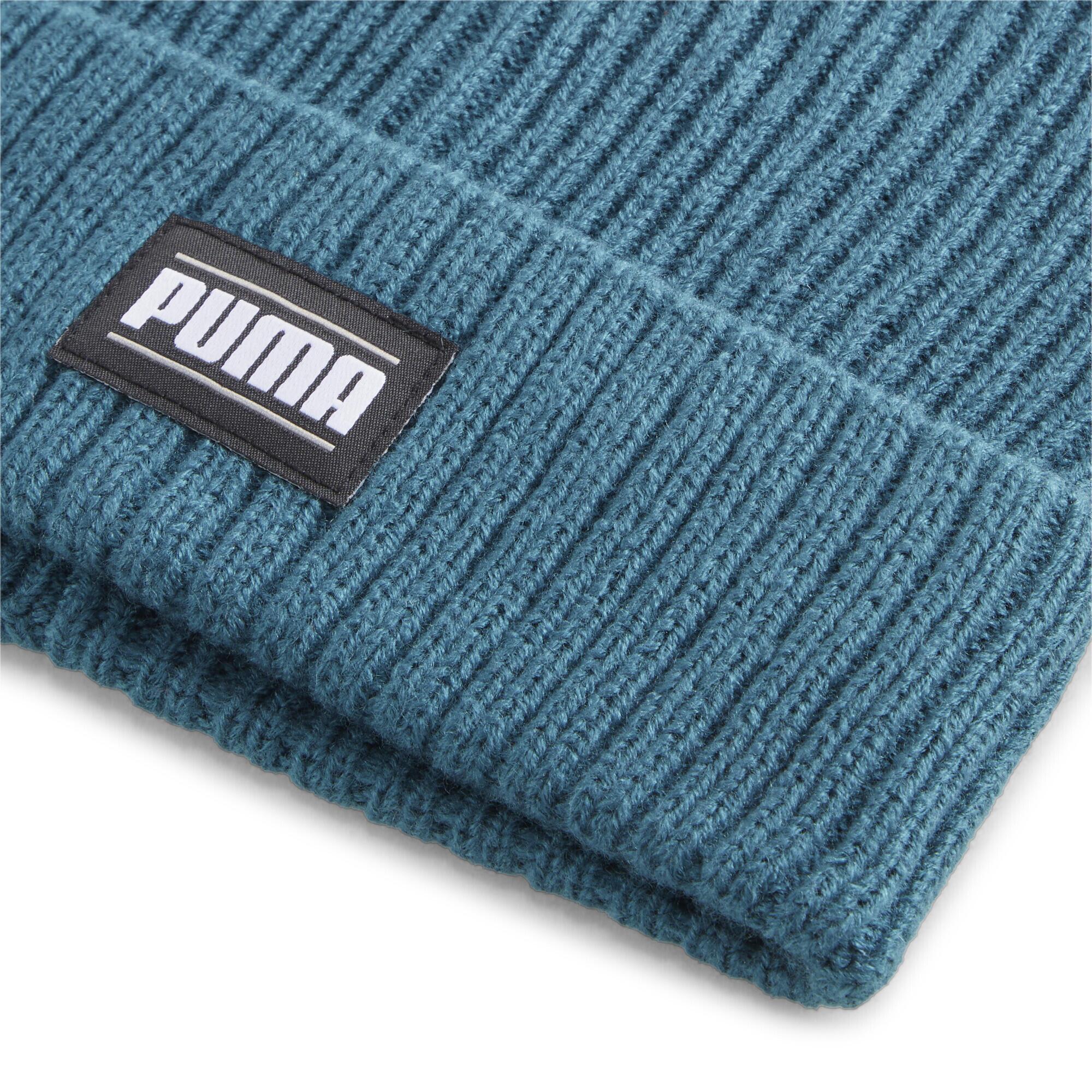 Bonnet côtelé Classic Cuff PUMA Cold Green 3/3