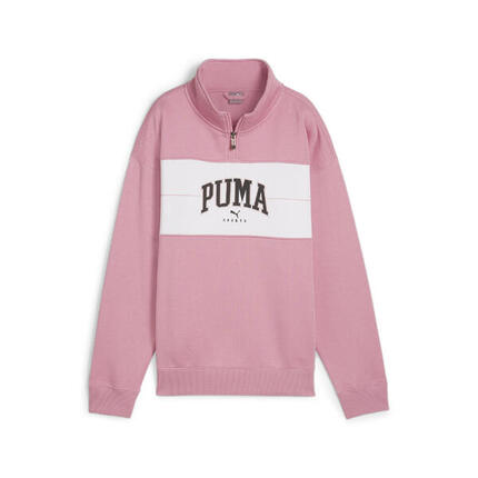 PUMA SQUAD Hoodie mit viertellangem Reißverschluss Damen PUMA Black