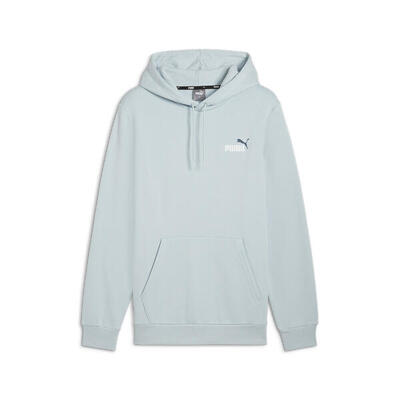 Essentials+ hoodie met tweekleurig, klein logo voor heren puma galactic gray