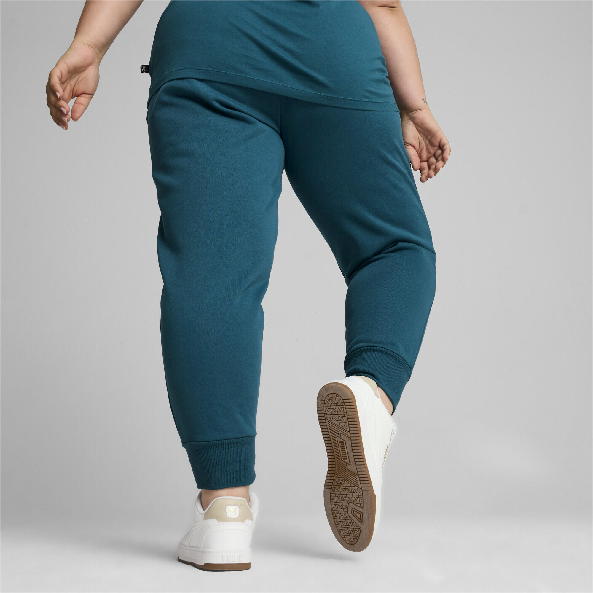 Pantaloni da tuta Essentials da donna PUMA Cold Green 6/7