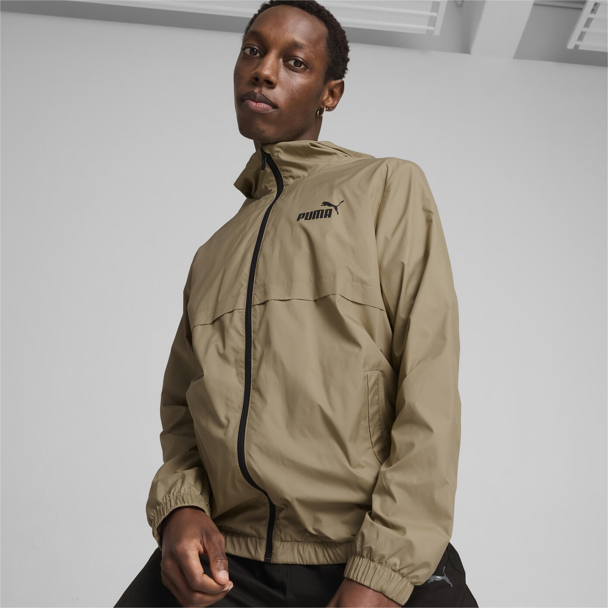 Veste coupe-vent Essentials Solid Homme PUMA Oak Branch Beige 3/7