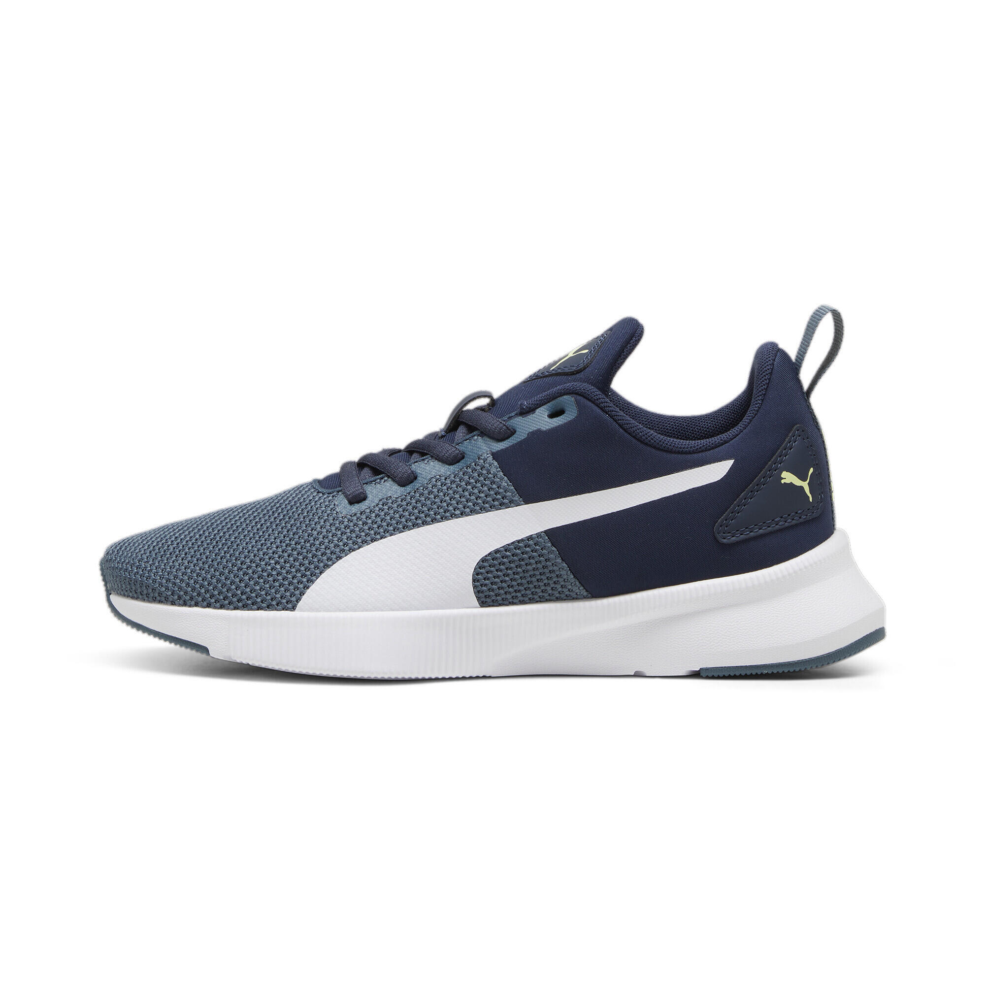 Zapatillas Niño Flyer Runner PUMA Club Navy Gray Skies White Blue 4/7