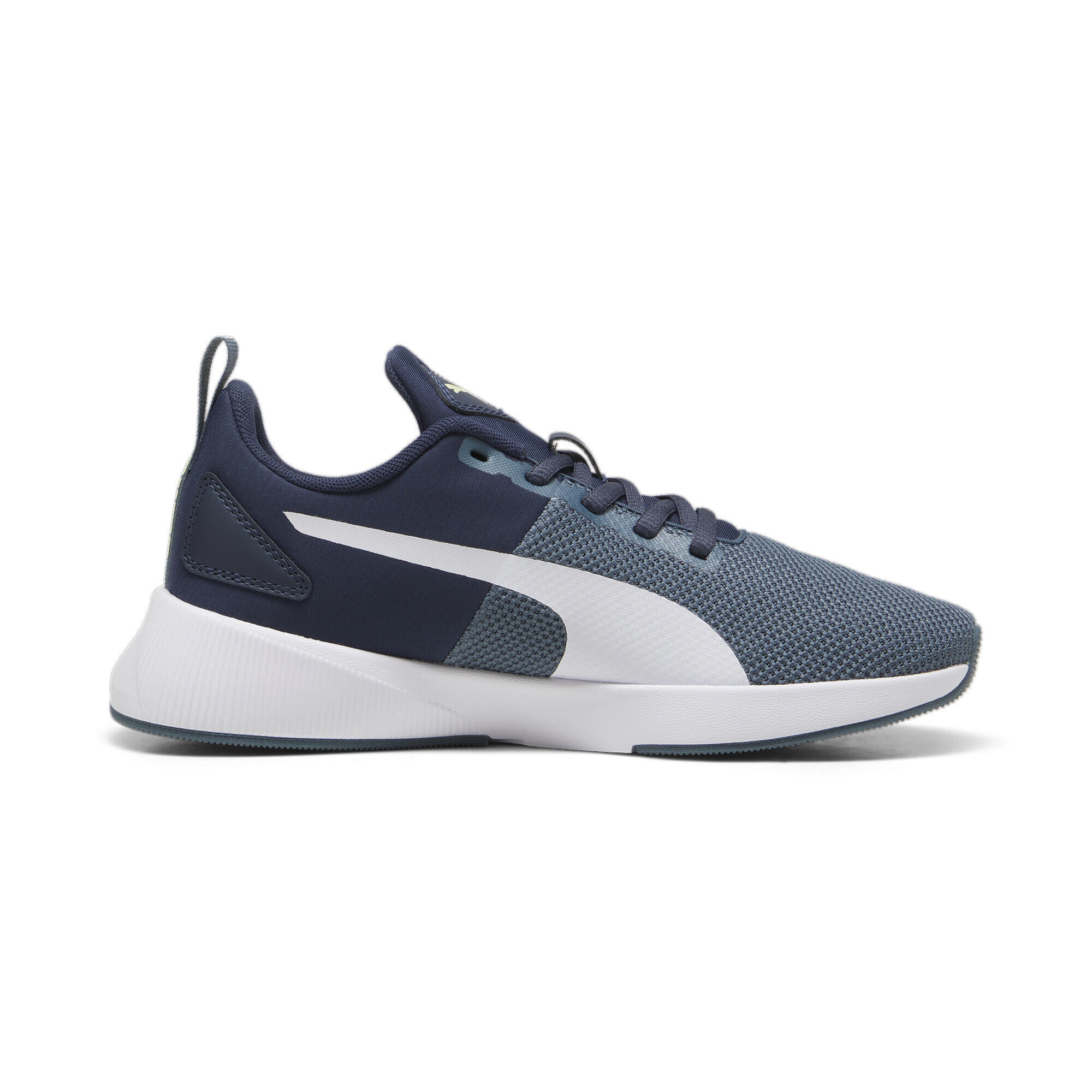 Zapatillas Niño Flyer Runner PUMA Club Navy Gray Skies White Blue 6/7