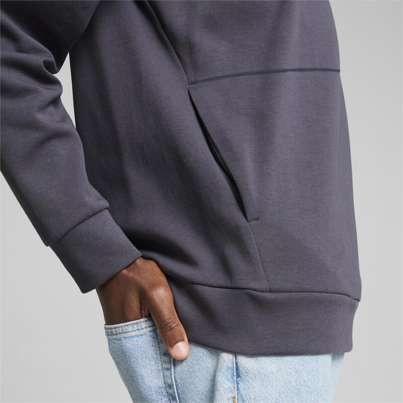 RAD/CAL cu glugă cu jumătate de fermoar pentru bărbați PUMA Galactic Gray