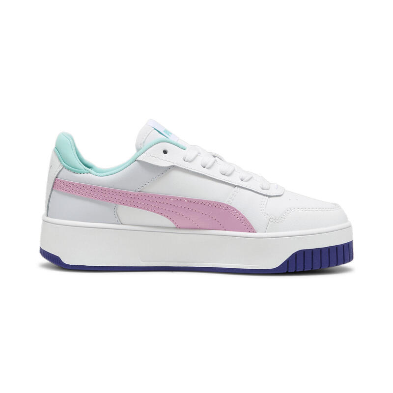 Tenisi Carina Street Tineret PUMA White Mauved Out Mint Pink Green