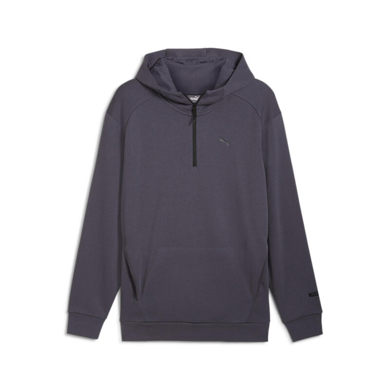 RAD/CAL cu glugă cu jumătate de fermoar pentru bărbați PUMA Galactic Gray