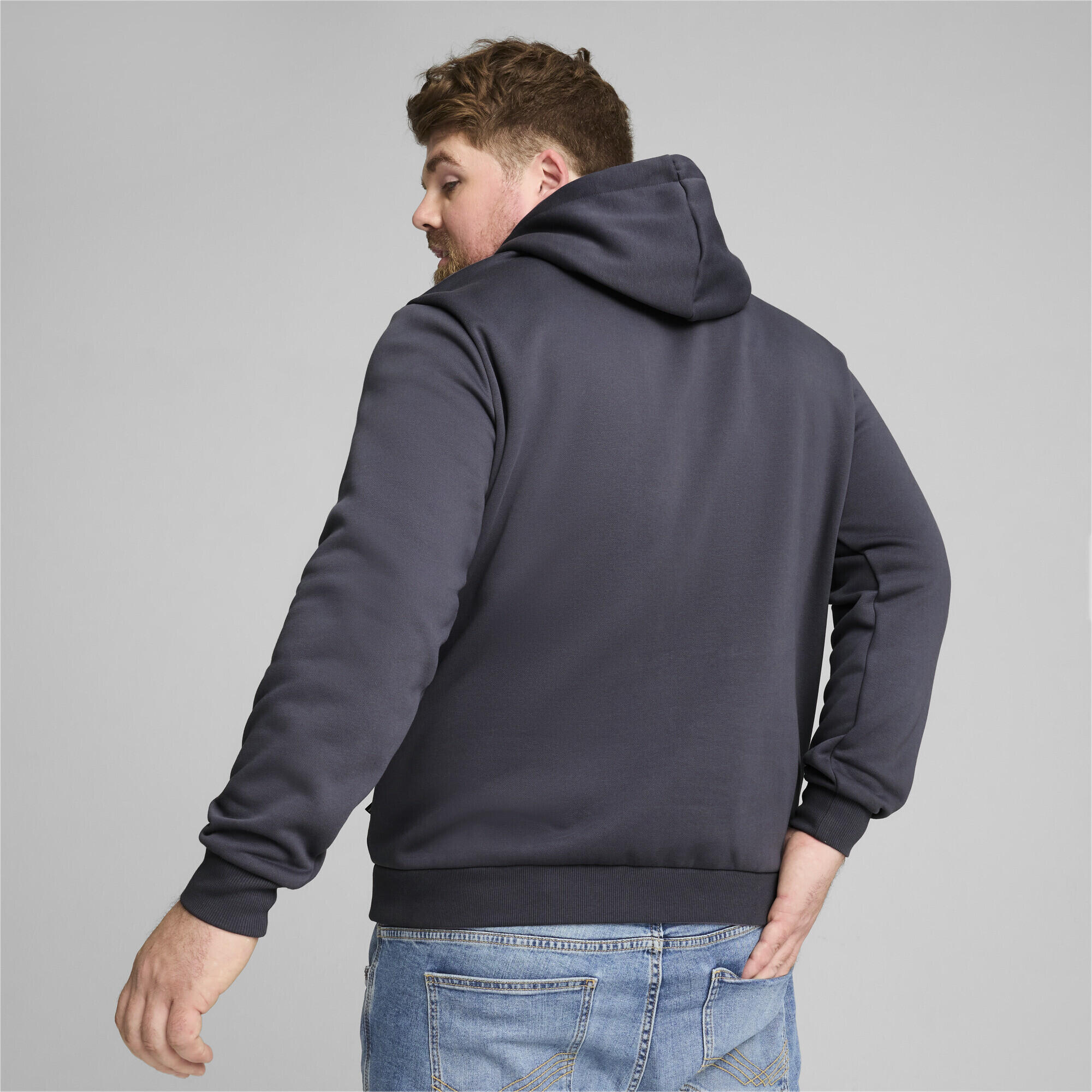 Sudadera con capucha Essentials+ Small Logo bicolor Hombre PUMA Galactic Gray 6/7