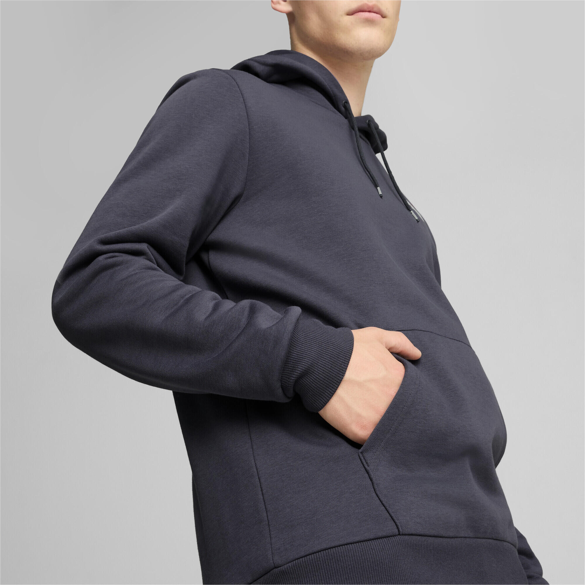 Sudadera con capucha Essentials+ Small Logo bicolor Hombre PUMA Galactic Gray 4/7